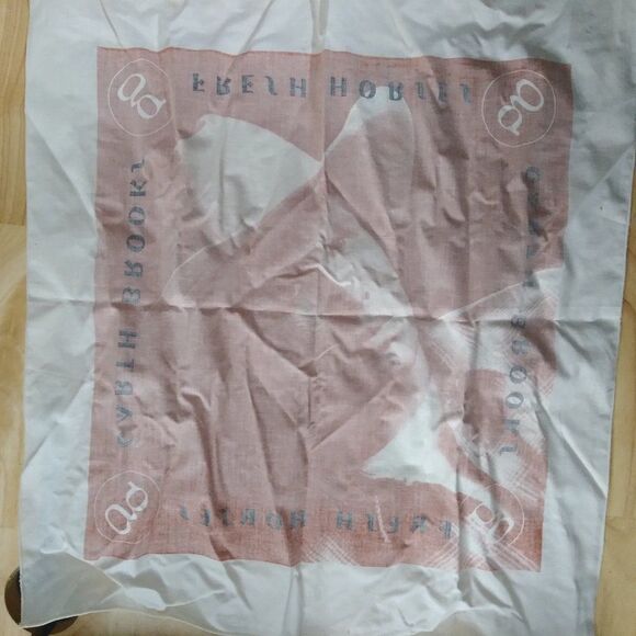 Vintage Garth Brooks Fresh Horses Bandana Pocket Square - Picture 3 of 3